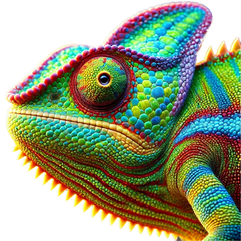 Chameleon side view